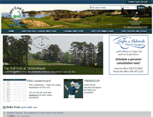 Tablet Screenshot of capecodgolf.com